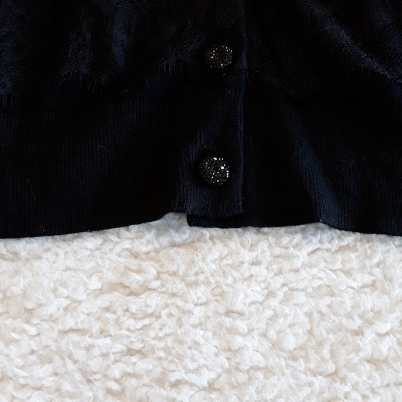 Anthropologie Knitted & Knotted Black Cardigan - Picture 3 of 6